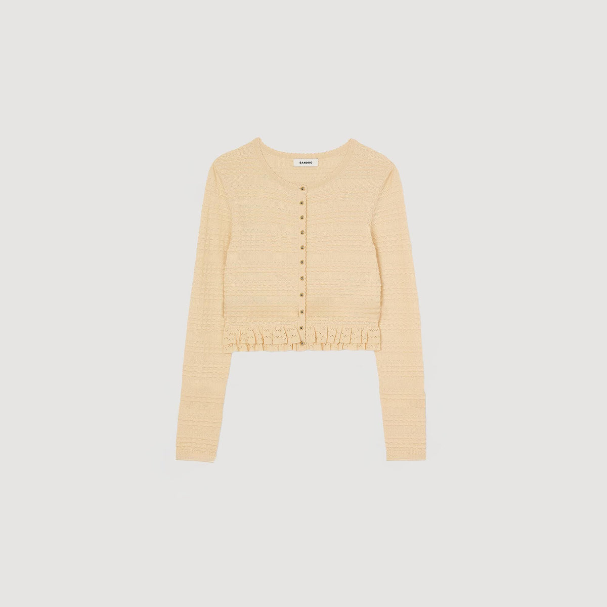 Sandro Ruffled cardigan