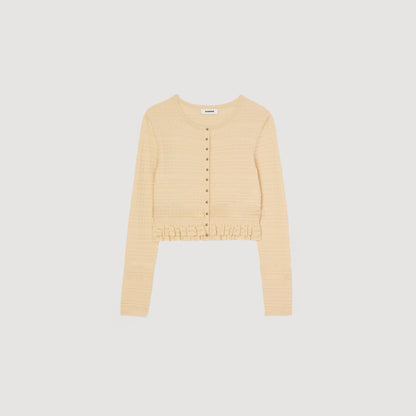 Sandro Ruffled cardigan