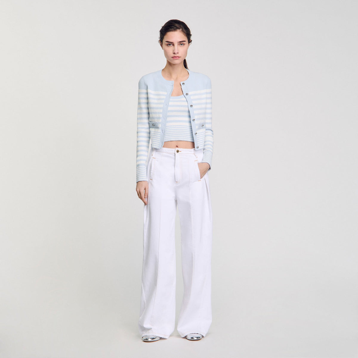 Sandro Striped cardigan