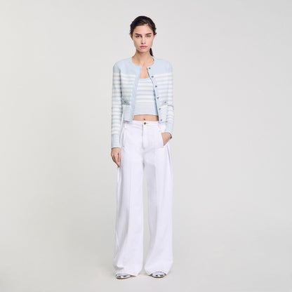 Sandro Striped cardigan