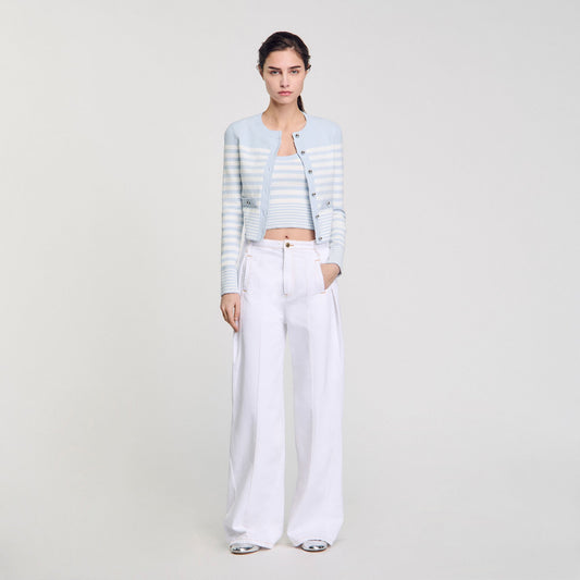 Sandro Striped cardigan