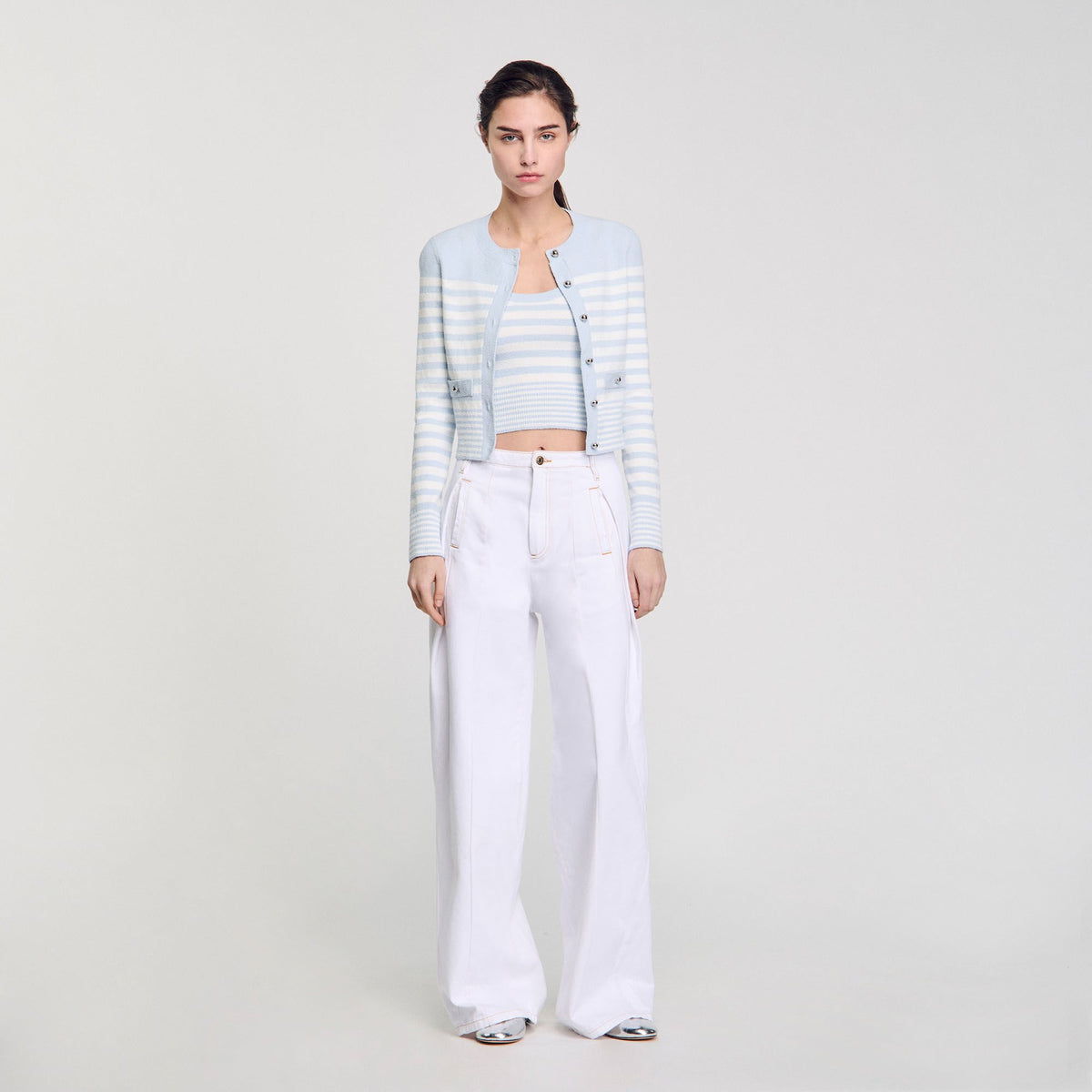 Sandro Striped cardigan