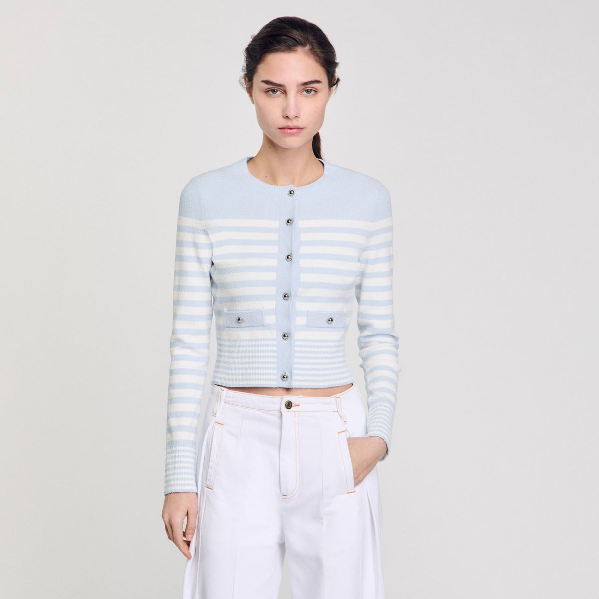 Sandro Striped cardigan
