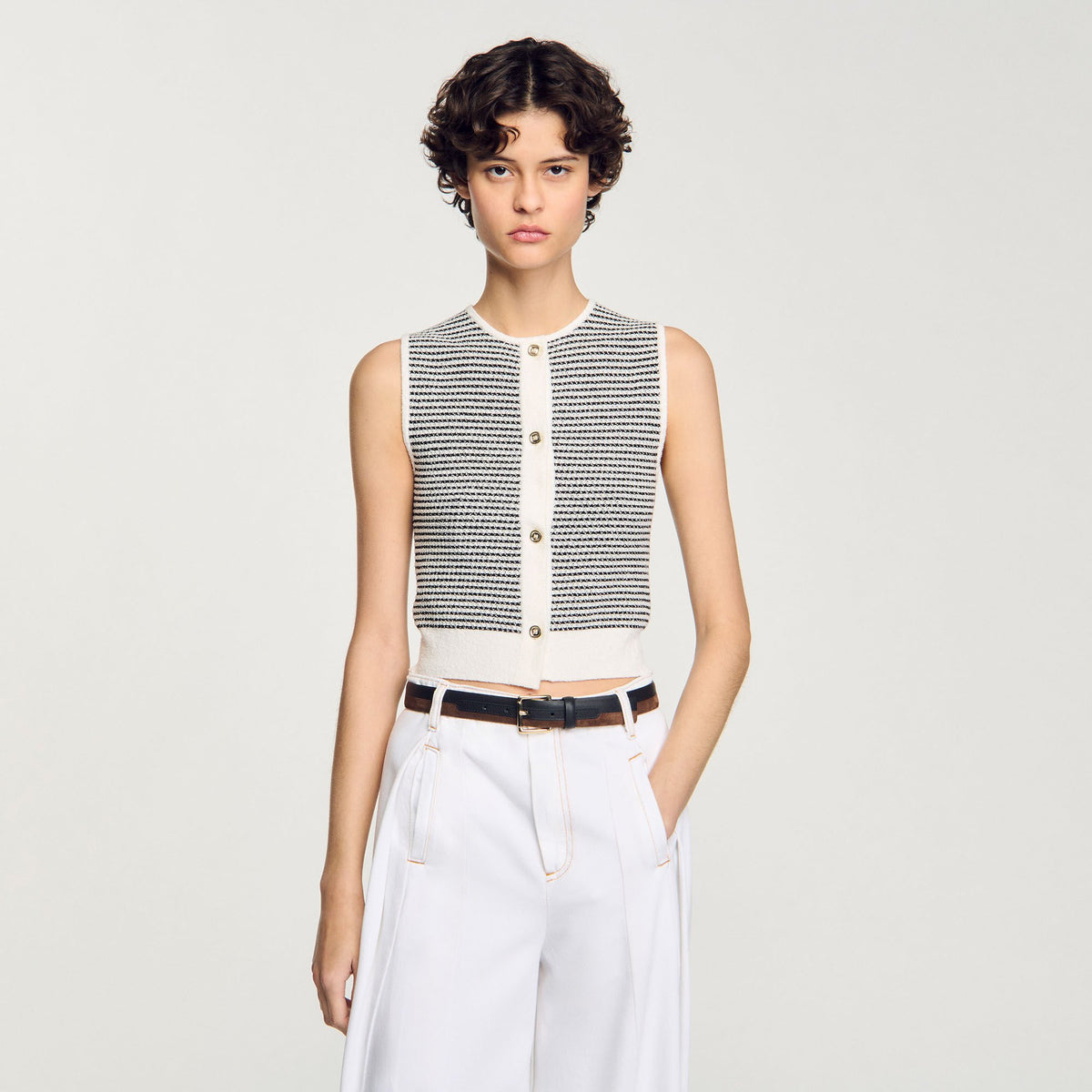 Sandro Striped cardigan