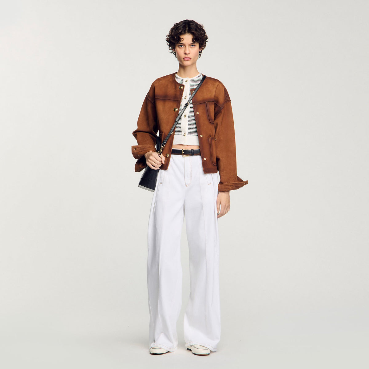 Sandro Striped cardigan