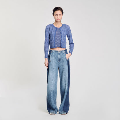 Sandro Glitter knit cardigan