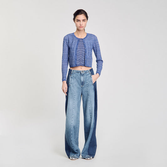 Sandro Glitter knit cardigan