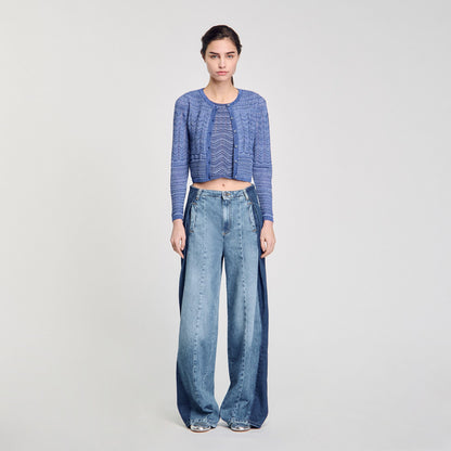 Sandro Glitter knit cardigan