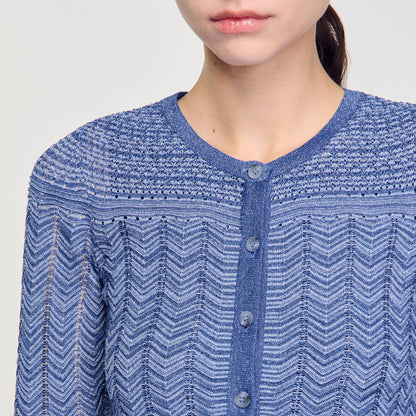 Sandro Glitter knit cardigan