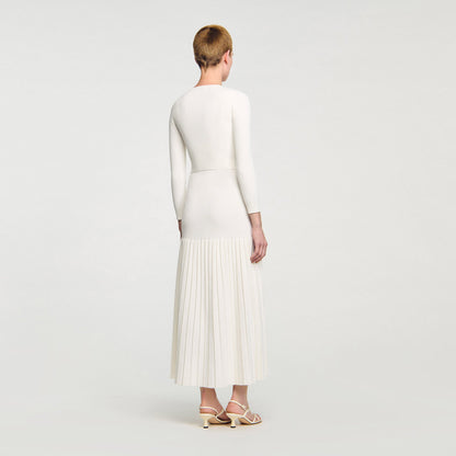 Sandro Cropped rib knit cardigan
