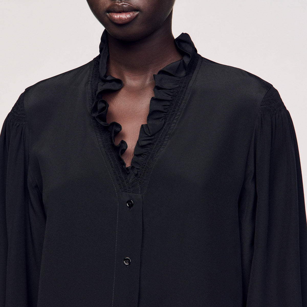 Sandro Flowy silk shirt