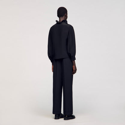 Sandro Flowy silk shirt