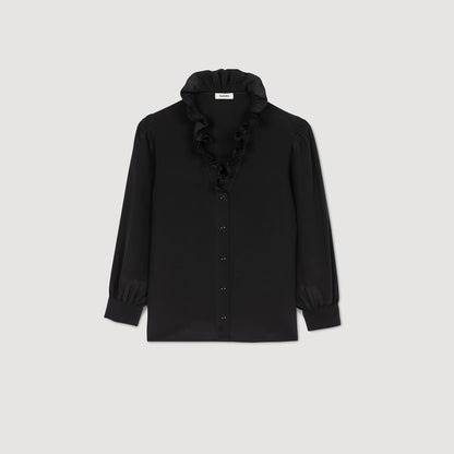 Sandro Flowy silk shirt