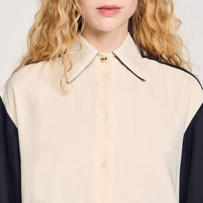 Sandro Two-tone shirt
