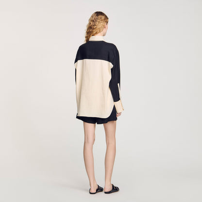 Sandro Two-tone shirt