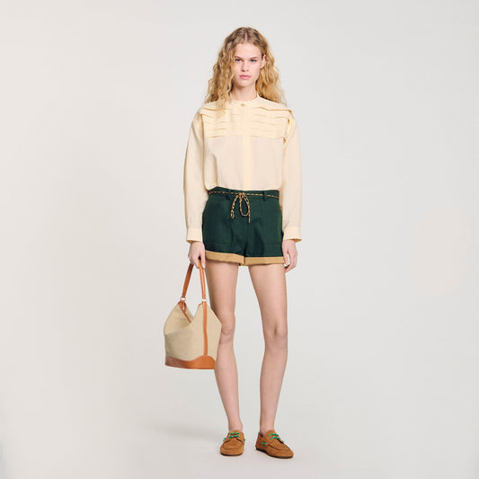 Sandro Jewellery detail shirt