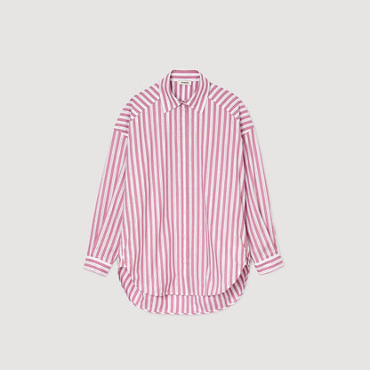 Sandro Striped rhinestone shirt