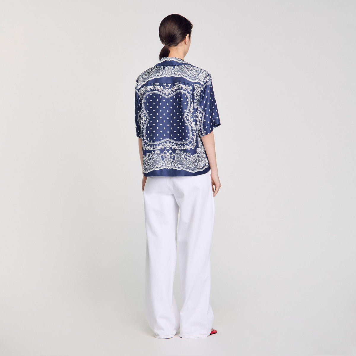 Sandro Bandana print shirt