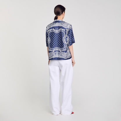 Sandro Bandana print shirt