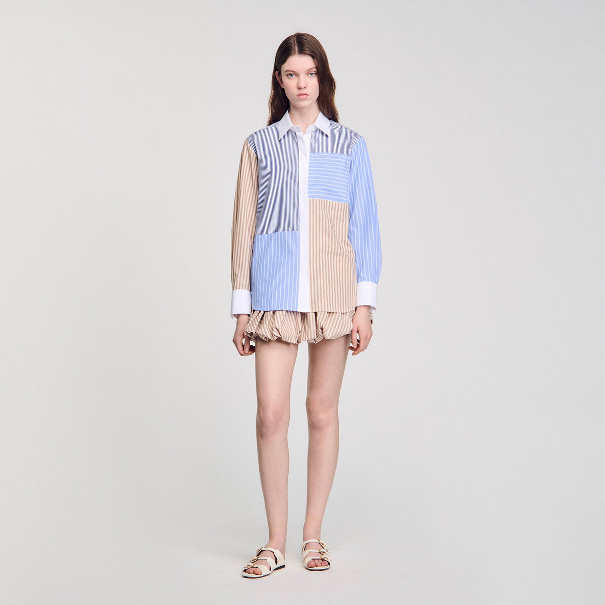 Sandro Striped mix shirt