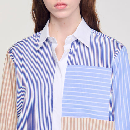 Sandro Striped mix shirt