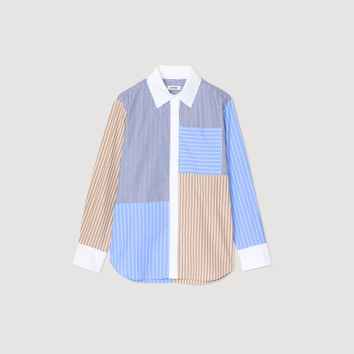 Sandro Striped mix shirt
