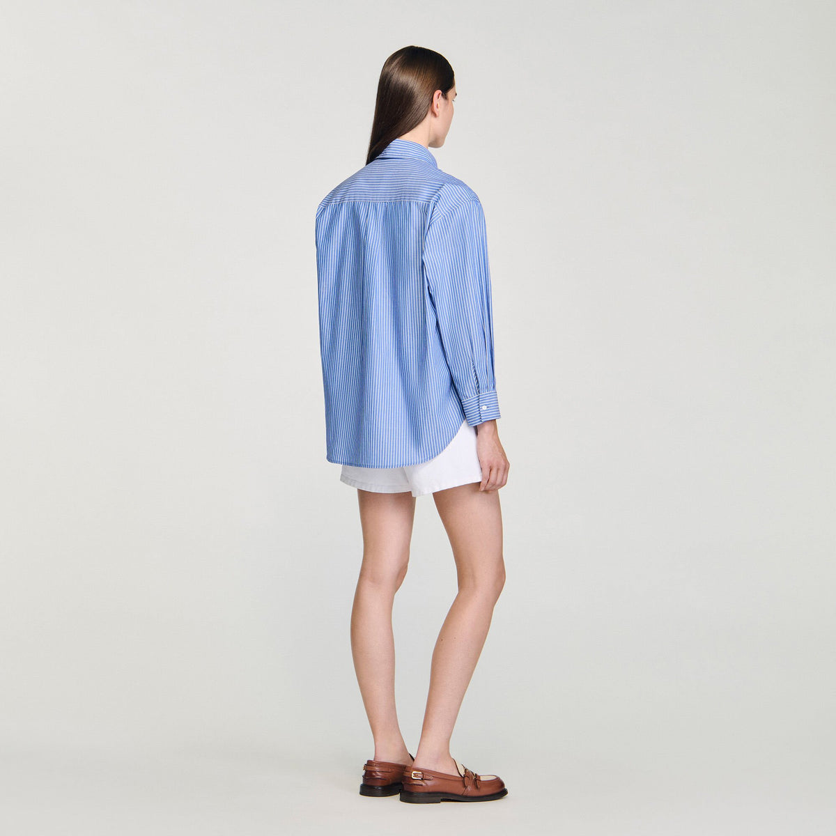 Sandro Oversized bow shirt