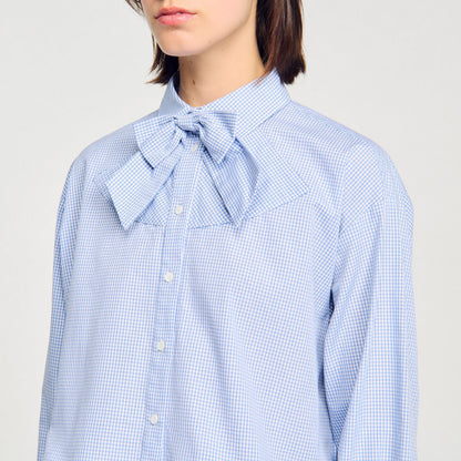 Sandro Bow collar shirt