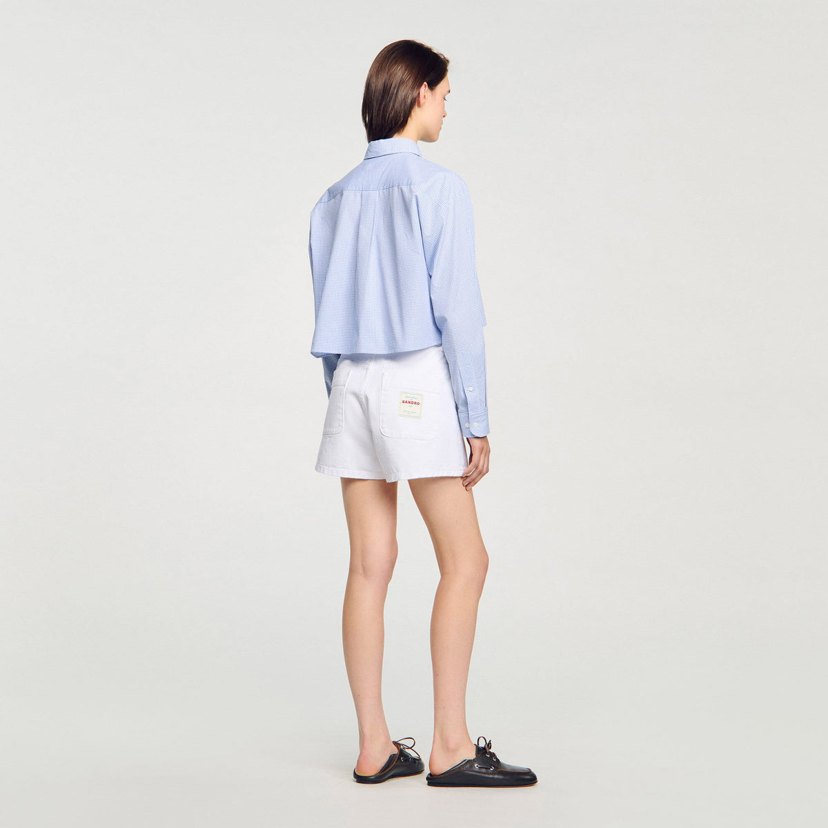 Sandro Bow collar shirt