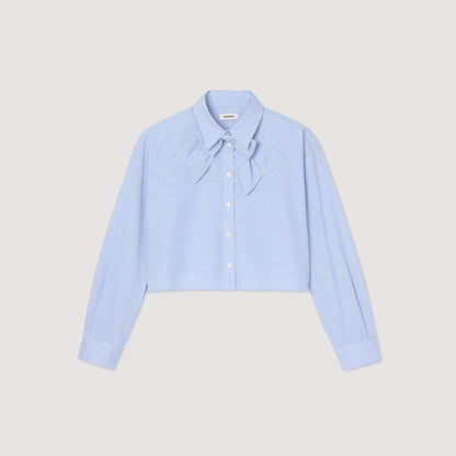 Sandro Bow collar shirt