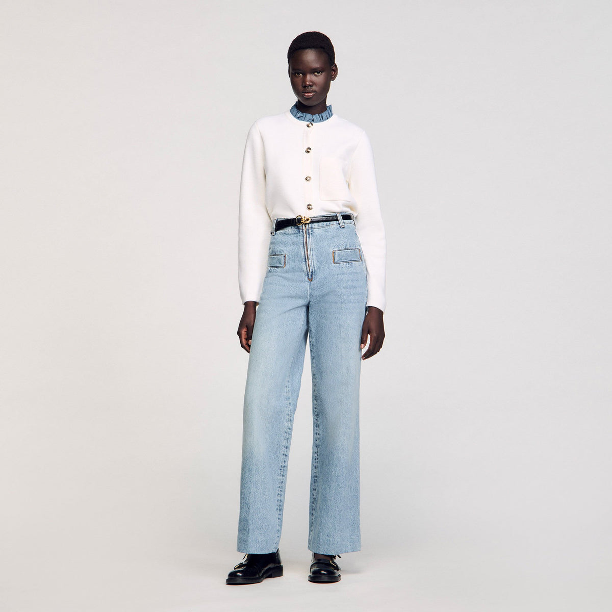 Sandro Wide-leg jeans