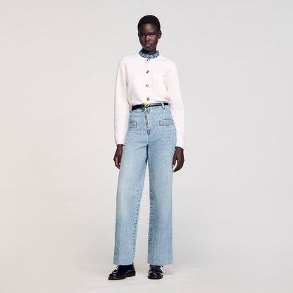 Sandro Wide-leg jeans