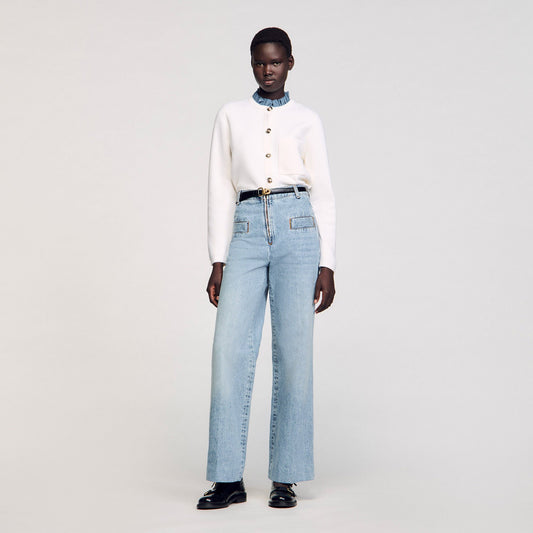Sandro Wide-leg jeans