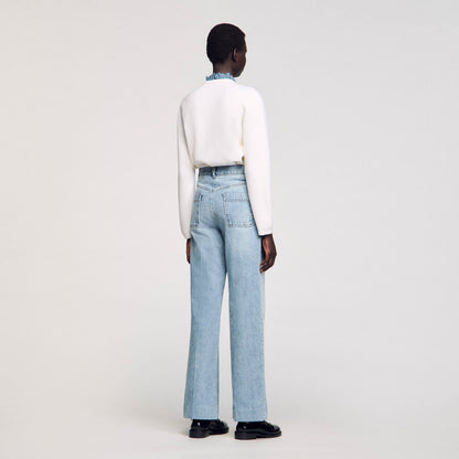 Sandro Wide-leg jeans