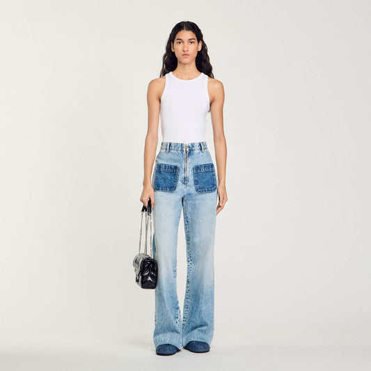 Sandro High-rise jeans