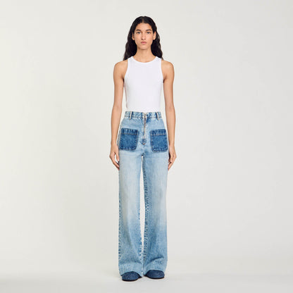 Sandro High-rise jeans