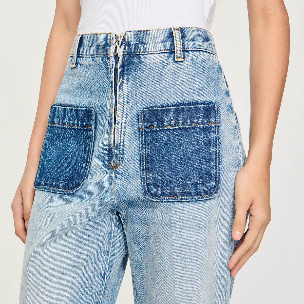Sandro High-rise jeans