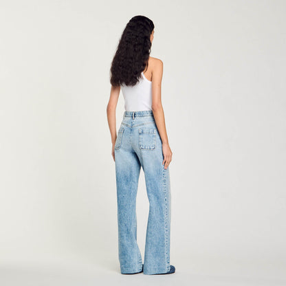 Sandro High-rise jeans