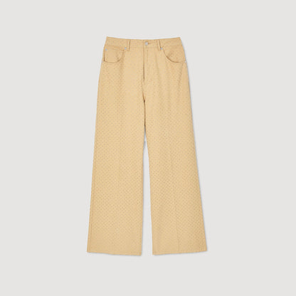 Sandro Rhinestone-embellished jeans