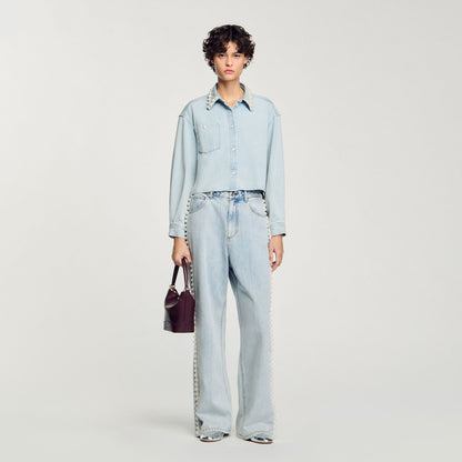 Sandro Beaded jeans