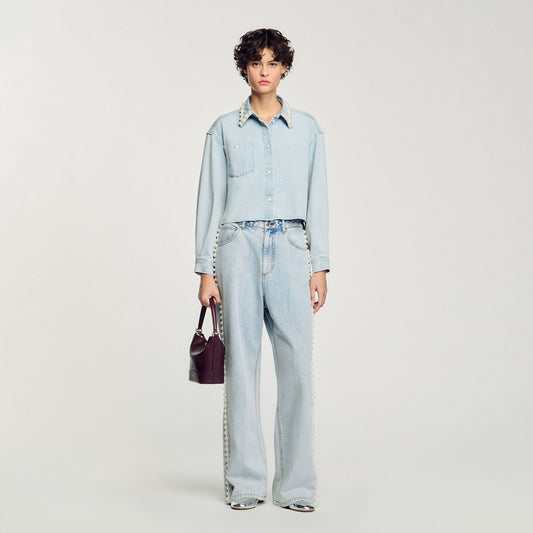 Sandro Beaded jeans