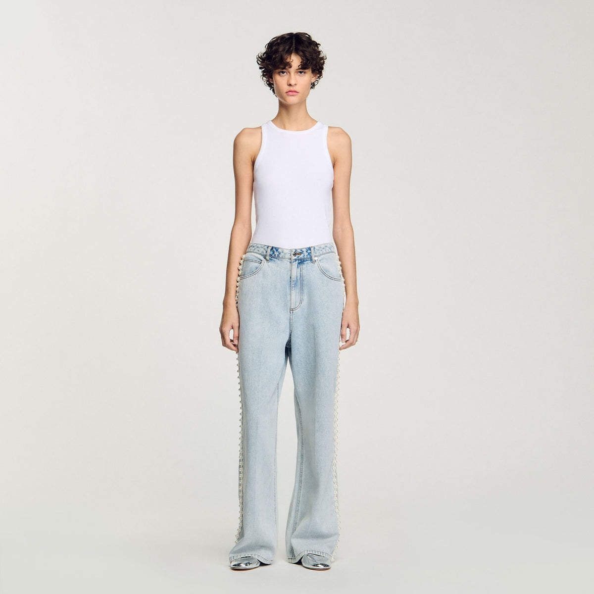 Sandro Beaded jeans
