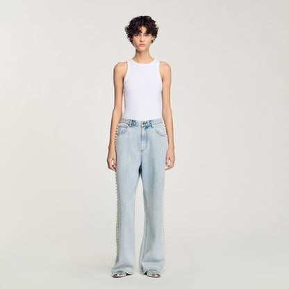 Sandro Beaded jeans