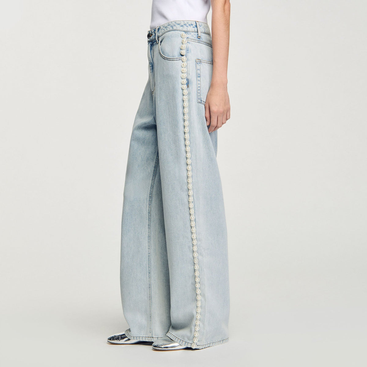 Sandro Beaded jeans