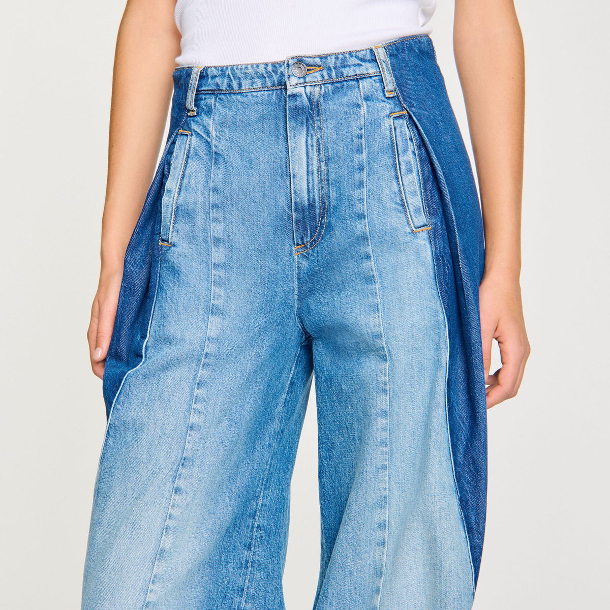 Sandro Jeans with contrasting panels