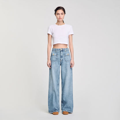 Sandro Faded jeans