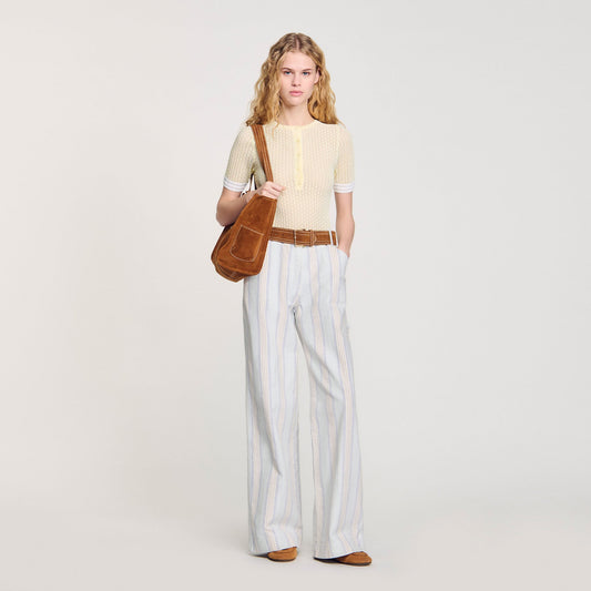 Sandro Striped jeans