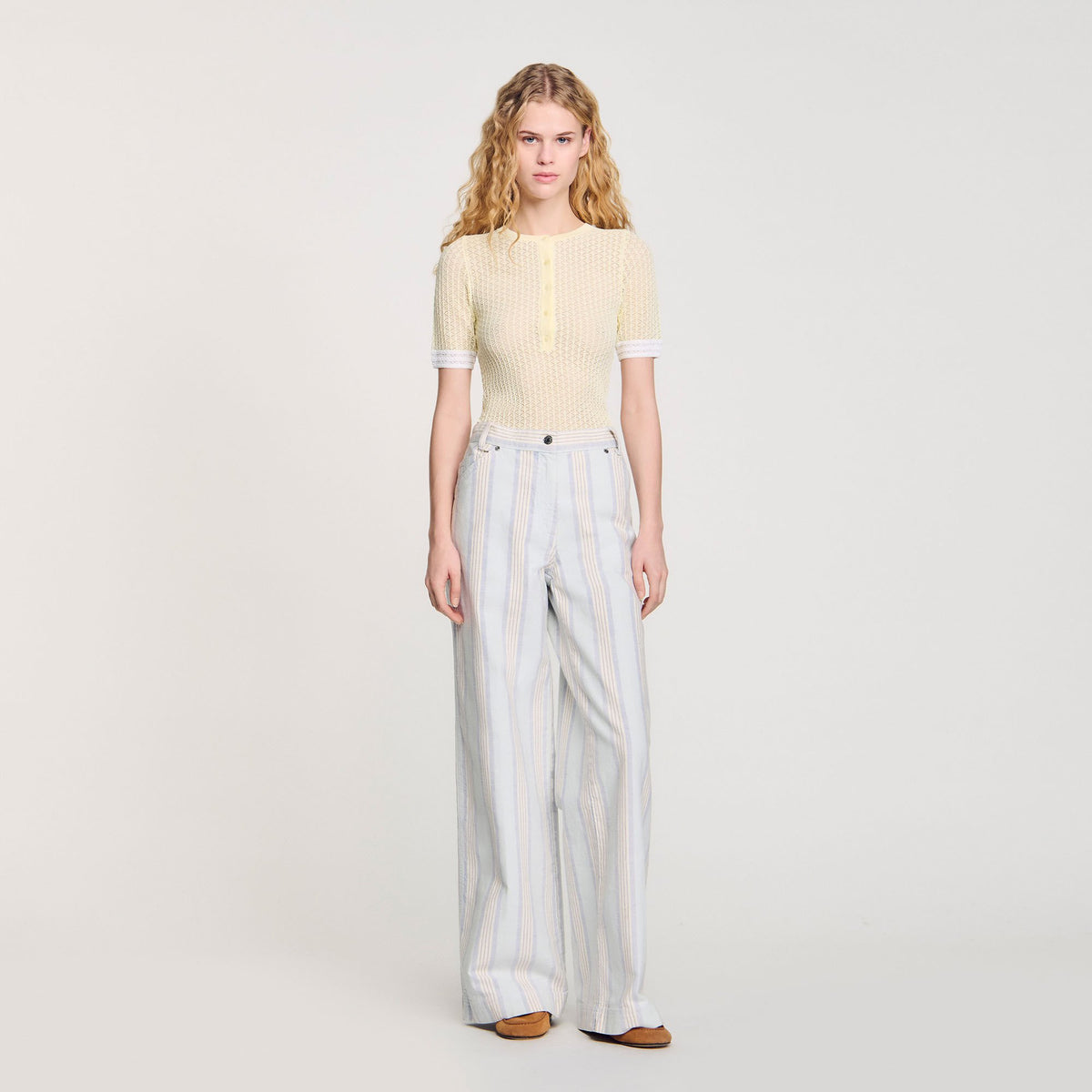 Sandro Striped jeans
