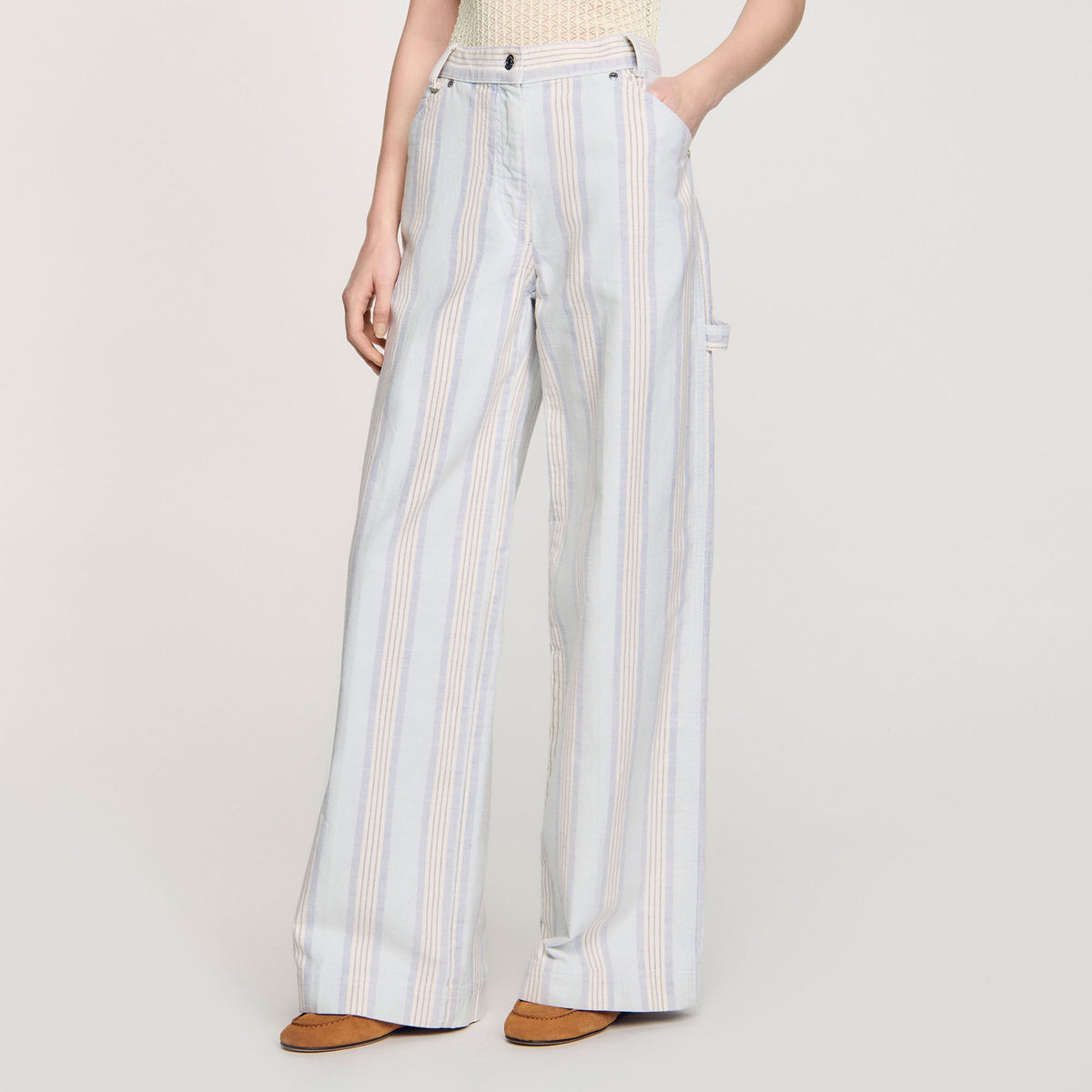 Sandro Striped jeans