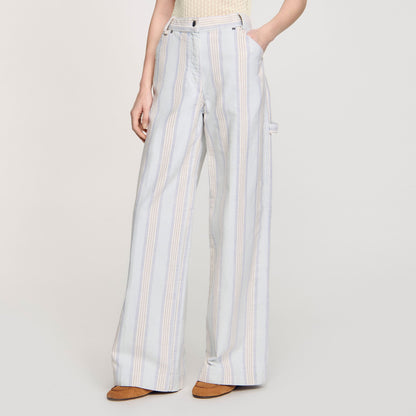 Sandro Striped jeans